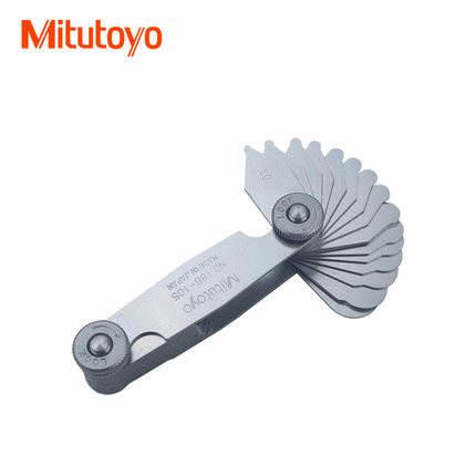 日本三丰Mitutoyo 186系列半径规 R规 半径样板 弧度规